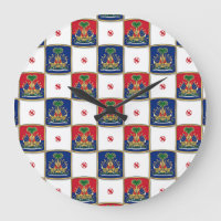 Armoiries d'Haïti Motif Damier — Haïtien 