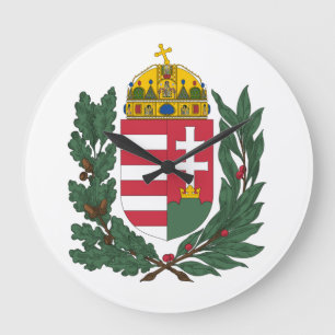 Grande Horloge Ronde Armoiries Hongrie Budapest Dons