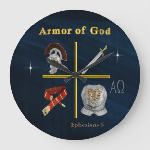 Grande Horloge Ronde Armure de Dieu