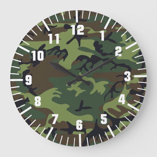 Grande Horloge Ronde army camouflage pattern (Recto)