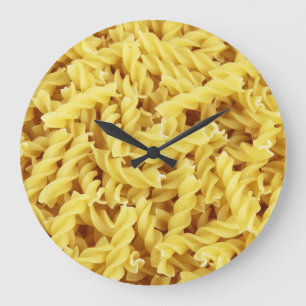 Grande Horloge Ronde Arrière - plan de pâtes