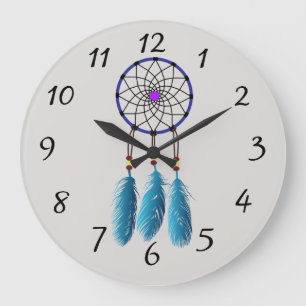 Grande Horloge Ronde Arrière - plan rêveur de receveur