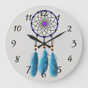 Grande Horloge Ronde Arrière - plan rêveur de receveur