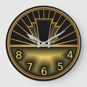 Grande Horloge Ronde Art déco