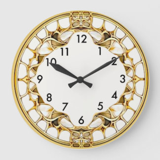 Grande Horloge Ronde Art Déco