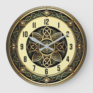 Grande Horloge Ronde Art Déco