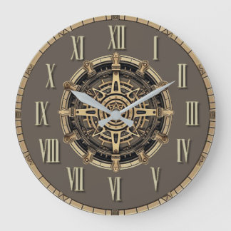 Grande Horloge Ronde Art Deco