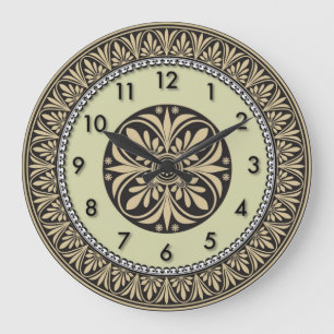 Grande Horloge Ronde Art Déco