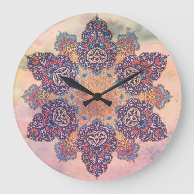 Grande Horloge Ronde Art perse (Recto)