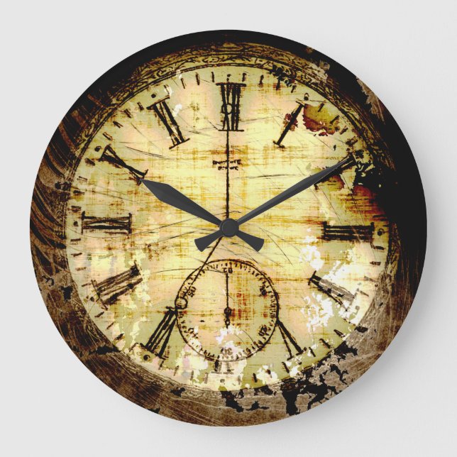 Grande Horloge Ronde Artefact du temps - Montre de poche (Recto)