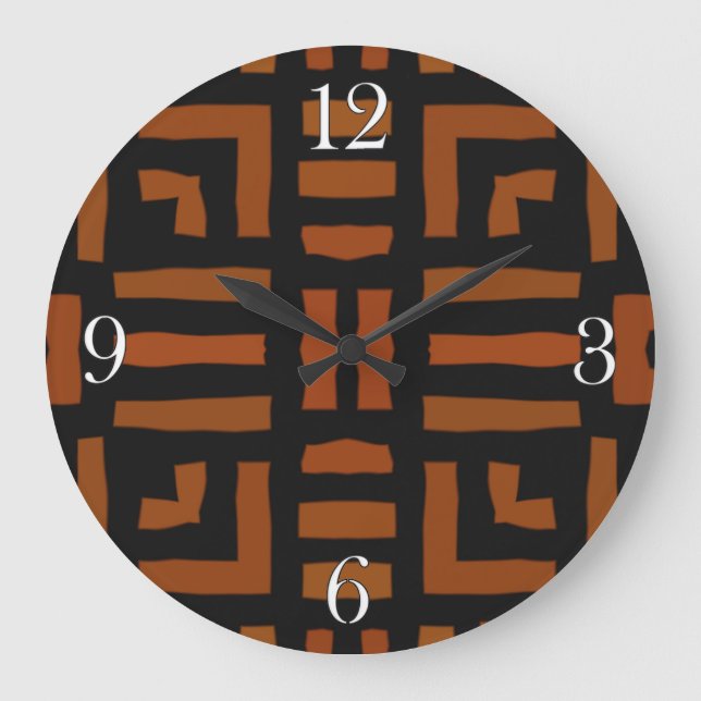 Grande Horloge Ronde Artefacts de l'Afrique (Recto)