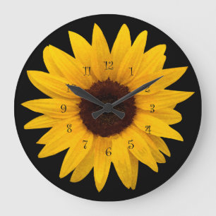 Grande Horloge Ronde Arts Textur élégant