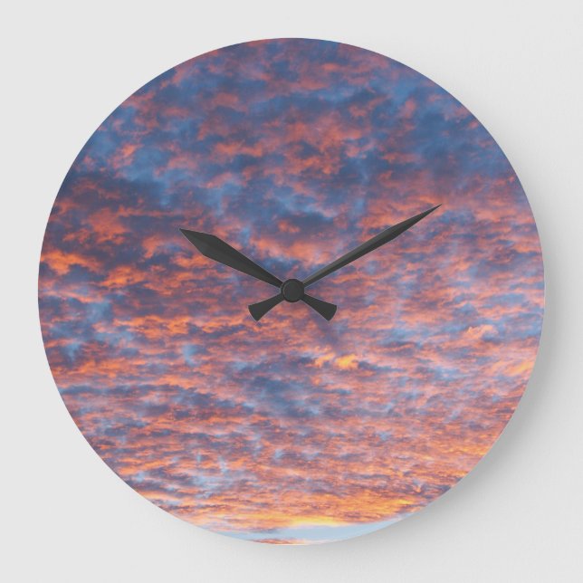 Grande Horloge Ronde Assiette en mélamine (Recto)
