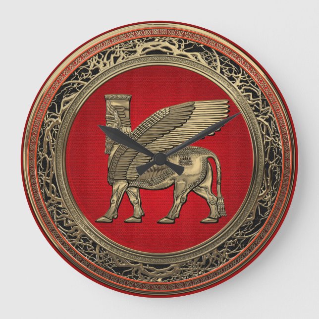 Grande Horloge Ronde Assyrian Winged Bull (Recto)