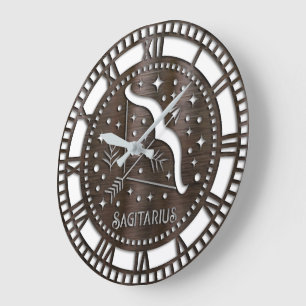 Grande Horloge Ronde Astrologie/signe zodiaque/sagittaire