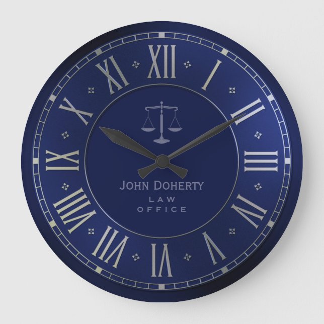 Grande Horloge Ronde ATTORNEY | Blue (Recto)