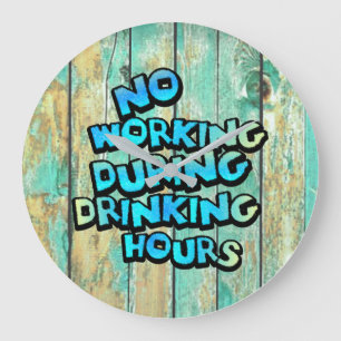 Grande Horloge Ronde Aucun travail pendant des heures potables