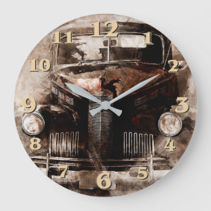 Grande Horloge Ronde Automobile vintage