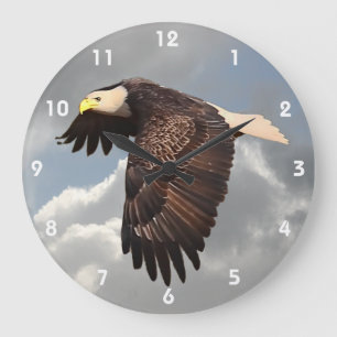 GRANDE HORLOGE RONDE AVION DE BALLE 2