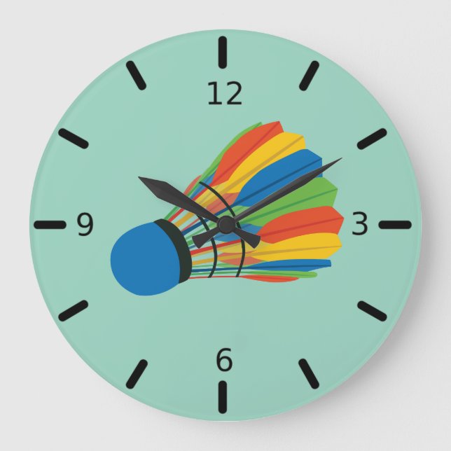 Grande Horloge Ronde Badminton Design (Recto)