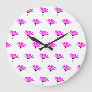 Grande Horloge Ronde Baise rose