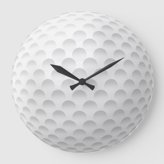 Grande Horloge Ronde Bal de golf blanc (Recto)