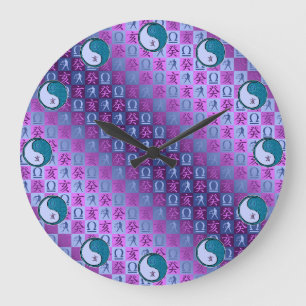 Grande Horloge Ronde Balance & Sanglier d'Eau