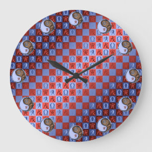 Grande Horloge Ronde Balance & Tigre de Terre