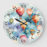 Ballons à air chaud Aquarelle Art