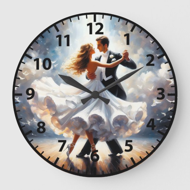Grande Horloge Ronde Ballroom Dancing Swing Dance Couples (Recto)