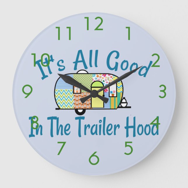 Grande Horloge Ronde Bande-annonce de Hood Camper Clocks (Recto)