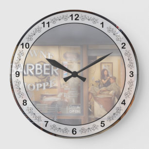 Grande Horloge Ronde Barbier - Se faire couper les cheveux