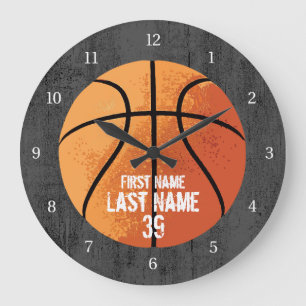 Grande Horloge Ronde Basket-ball