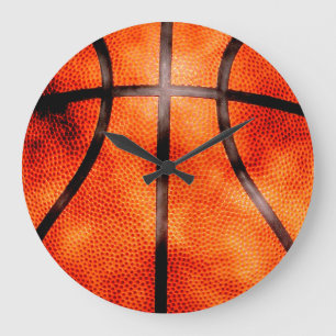 Grande Horloge Ronde Basket-ball à la journée