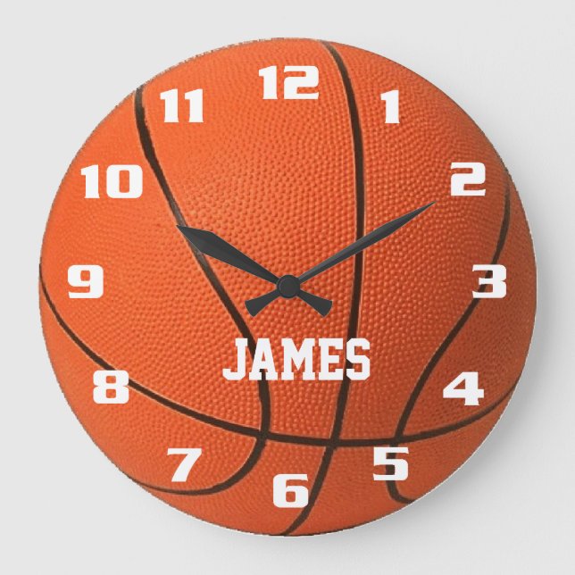 Grande Horloge Ronde Basket-ball monogram (Recto)