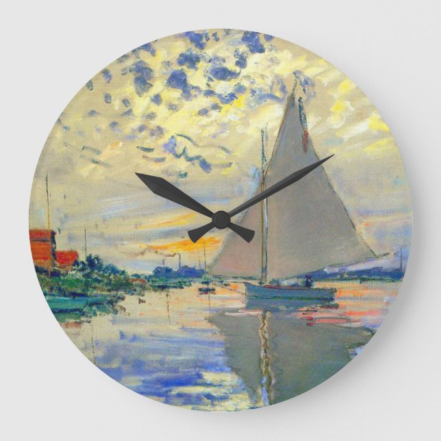 Grande Horloge Ronde Bateau Monet au Petit-Gennevilliers (Recto)