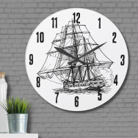 Bateau Nautique Noir Blanc Simple Bateau Pirate