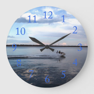 Grande Horloge Ronde Bateau sur le lac Kingston, Ontario.