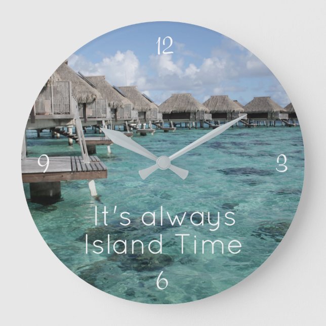 Grande Horloge Ronde Beach Themed (Recto)