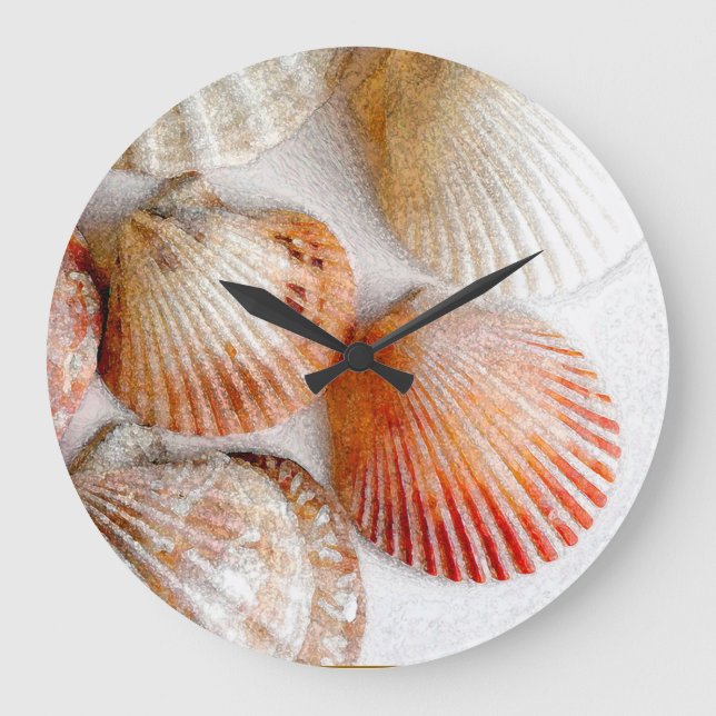 Grande Horloge Ronde Beach Wall Clocks (Recto)