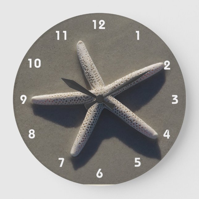 Grande Horloge Ronde Beach Wall Clocks (Recto)
