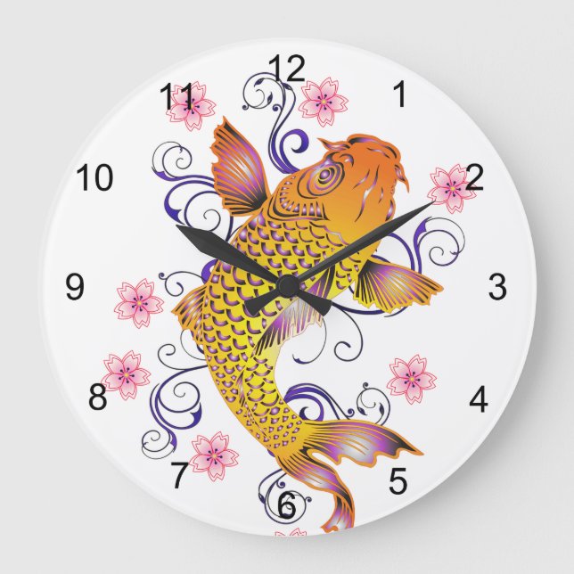Grande Horloge Ronde Beau Koi (Recto)
