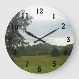 Grande Horloge Ronde Beautiful nature scene clock