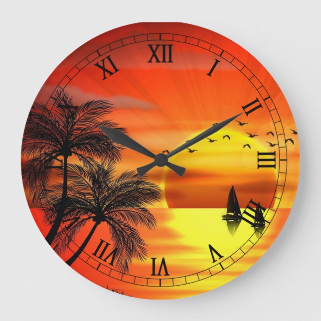 Grande Horloge Ronde beautiful oranges sunart (Recto)
