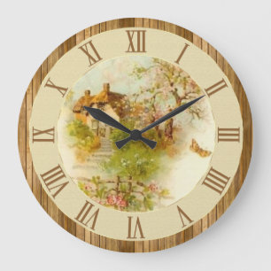 Grande Horloge Ronde Beautiful Vintage