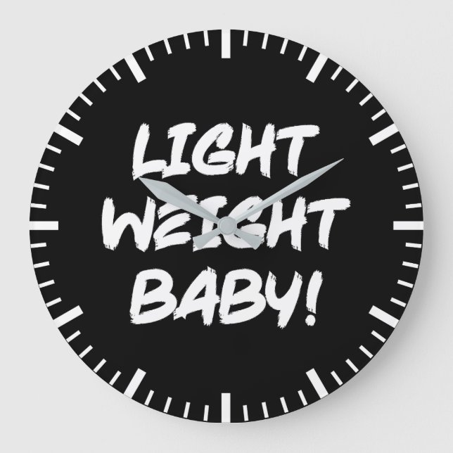 Grande Horloge Ronde Bébé léger - Ronnie Coleman Bodybuilding (Recto)