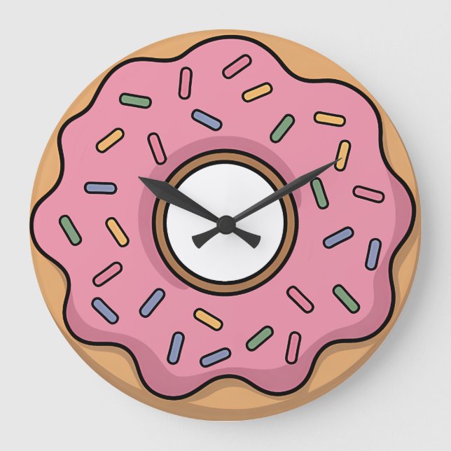 Grande Horloge Ronde Belle Donut | Enfant (Recto)