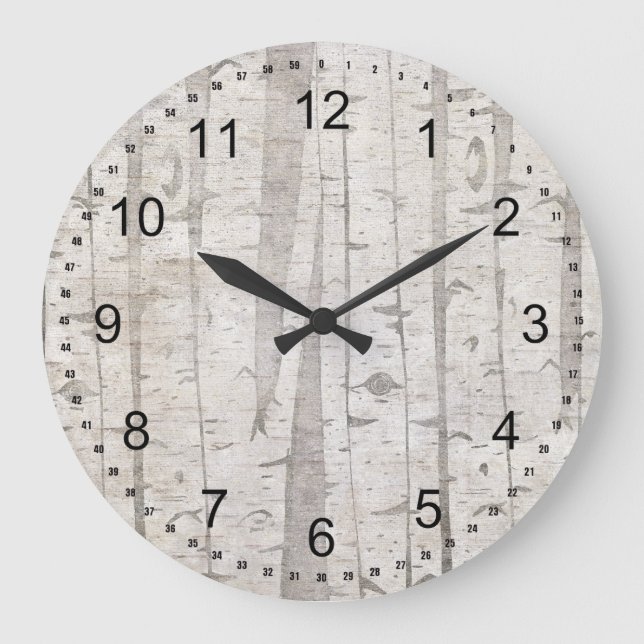 Grande Horloge Ronde Birch Trees (Recto)