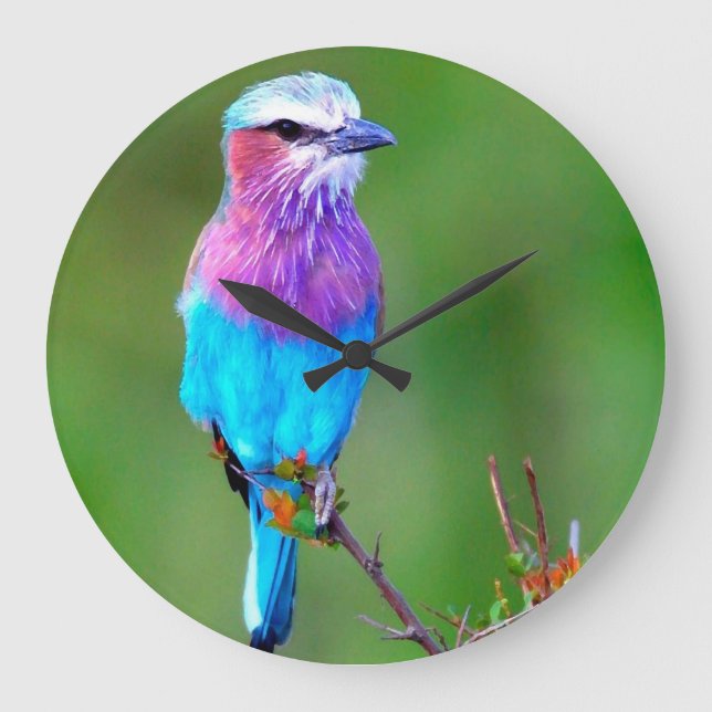 Grande Horloge Ronde Bird blue_iphone (Recto)