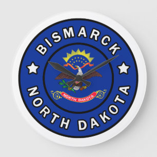 Grande Horloge Ronde Bismarck Dakota du Nord